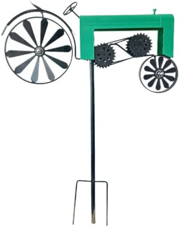 Acunny Mobiles de Jardin | Girouette Tracteur pour Pelouse,Déco Rotative Éolienne pour Extérieur Jardin Terrasse et Arrière-Cour