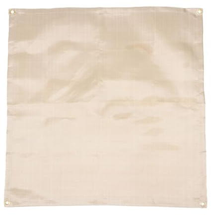 Milisten Tapis Isolant Thermique Résistant la Chaleur Couverture Ignifugée en Fibre de Verre Protection et Extinction du Feu pour Barbecue et Camping pour Familles