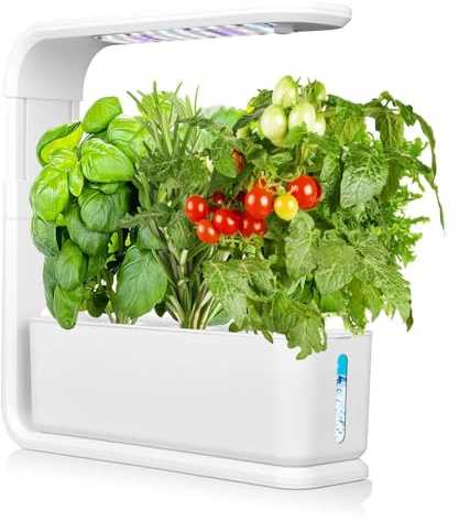 Système de Culture hydroponique, kit de Jardinage d'intérieur à 3 modules avec Lampe de Culture LED 15 W et minuterie Automatique. Cadeaux pour Maman et Femmes.