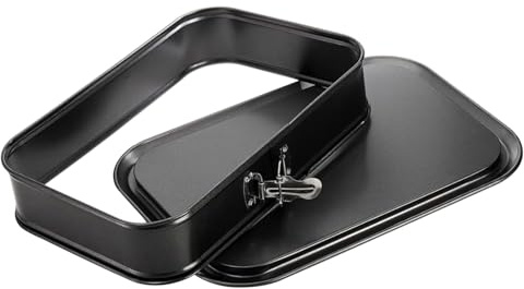 Teglia per torte da forno, 33 x 23 cm, antiaderente, teglia da forno per torte ed e, per formaggi, pizza, muffin, pane, cucina, panetteria, feste commerciali