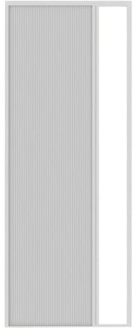 Inredningsdörr av typen dragspel, Invändig dragspelsskjutdörr med vikdörr i aluminiumram, vit, flera storlekar(80x150cm)
