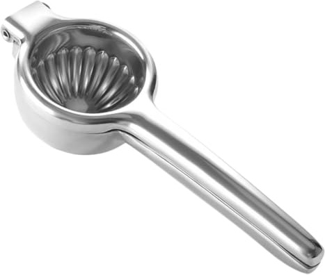 Lurrose Presse-agrumes Manuel en Acier Inoxydable Grosse Taille, Outil Cuisine 1 Pièce pour Citron Orange et Autres Fruits, Presse-fruits Pratique pour Usage Domestique et Préparation