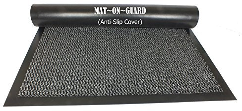Mat-On-Guard Carpeted Protective Cover Mat for Mat-On-Guard Products (Steel & Black)