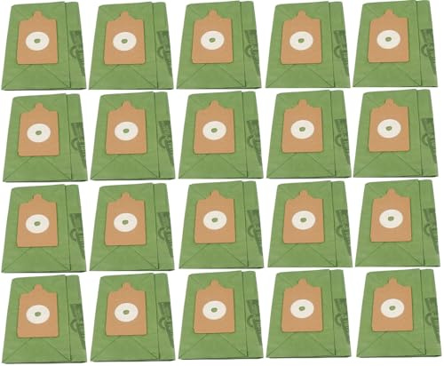 FIND A SPARE Green Double Layer Paper Dust Bag for Numatic Henry Hoover HVR200 Hetty James Edward Vacuum Cleaner Type NVM1B/1C and NVM 1C/2 Pack of 20