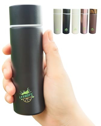 LYXBOFC Trinkflasche edelstahl 150ML,thermobecher,Mini trinkflasche - Ideale Wasserflasche für Sport,Reisen & Fitness