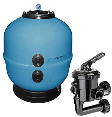 PLANTAWA Épurateur Piscine Sable Ø500, Filtre avec Valve Latérale pour Piscines Détachables, Pompe à Eau Filtre à Sable