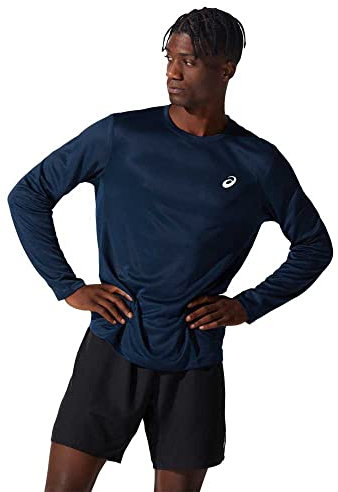 Asics Men's 2011C340-400_S longsleevy, Navy, S