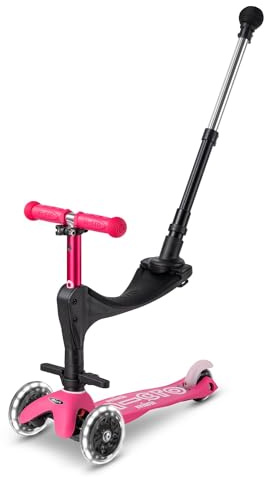 Mini Micro 3in1 Deluxe Push LED Rosa