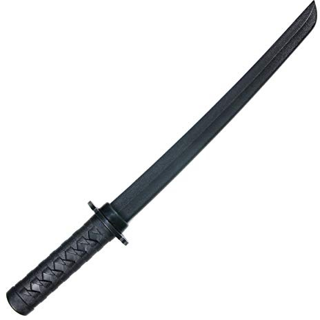 E-BOGU Black Polypropylene Training Short Sword (Mokume Wakizashi 23.5)
