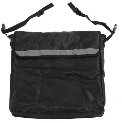 Cyrank Aufbewahrungstasche Für Rollstuhl, Multifunktional Rollstuhltasche Tasche Rollstuhl Aufbewahrungstasche Aufhängen Rollstuhltasche Hinten Tasche Einkaufsnetz Für Rollstuhl Rucksack Schwarz