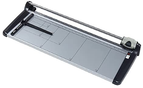 YyDDs Papierschneider Rotationstrimmer mit automatischem Sicherheitsschutz Papierschneider, A4 Papierschneider Guillotine für Büro/Schule/Heimgebrauch,A2