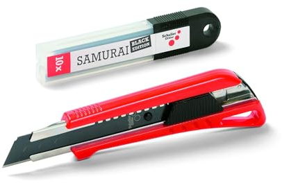 SAMURAI BLACK 18mm Cuttermesser SET