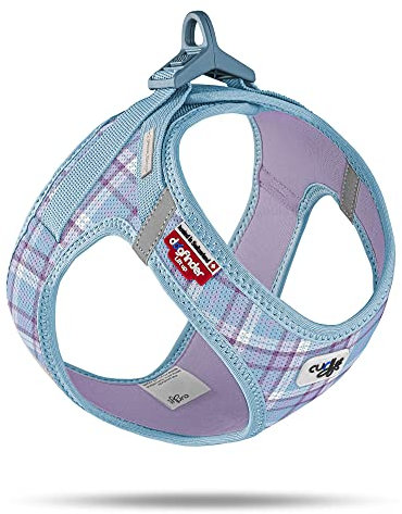 CURLI Vest Geschirr Clasp Air-Mesh Aqua-Caro Special Edition SE23-AC (XL)