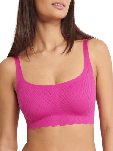 sloggi Mujer Zero Feel Bliss Top, Plum Fusion, L