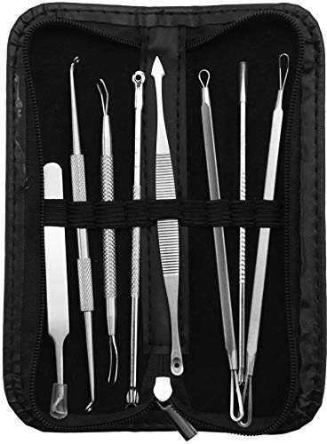 - Strumento di rimozione in acciaio comedoni acne comedoni brufoli imperfezione estrattore strumento di bellezza