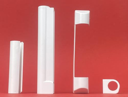 Winkhaus Abdeckkappen für Kunststofffenster der Serie autoPilot in weiß für Ecklager ESV/Flügellager FK-F/Scherenlager SWS und Bandwinkel als 1er Set