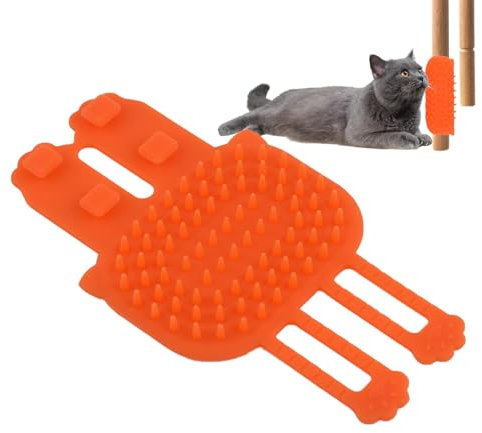 Cat Self-Groomer Katzenbürste Tische Eck Rückenkratzer Katzen Massage Bürste Selb Pflegebürste Katzenbürste Kurzhaar Massageecke Für Katzen