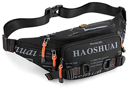 FANDARE Mode Herren Bauchtasche Brusttasche Schultertaschen Damen Sling Shoulder Bag Crossover Bag Umhängetasche Männer Umhängetasche für Reise Schule Wanderrucksäcke Crossbody Pack