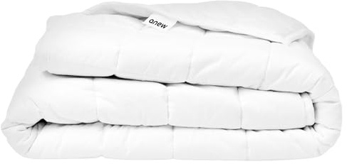 Anew Sleep – Tyngdtäcke – Vit – Anti-stress-täcke för män och kvinnor – Lindrar varsamt stress och spänningar – Tillverkad av andningsbara material av hög kvalitet (13 KG, 140 x 200 cm)