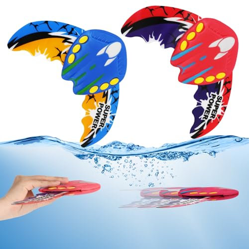 AOOHA Pesce Diavolo Giocattolo, Pinna di Pesce Regolabile Piscina Giocattolo, Articolo per Immersione, Diavolo Pescare Piscina per Piscine, Vasche da Bagno E Aree Acquatiche Esterne