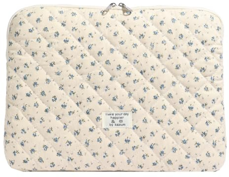 GSenhui Puffy Laptop Hülle Sleeve Case für 11-15 Zoll Laptoptasche Florale, Kompatibel mit 13.3-13.6 MacBook Air/Pro Case Notebook Hülle Aesthetic ipad Tasche für MacBook Pro