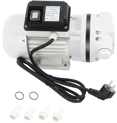 BAOCHADA bomba de diafragma eléctrica 220V 330W - Autocebante con 4 enchufes y 2 abrazaderas - Urea - Química para protección del medio ambiente urbano