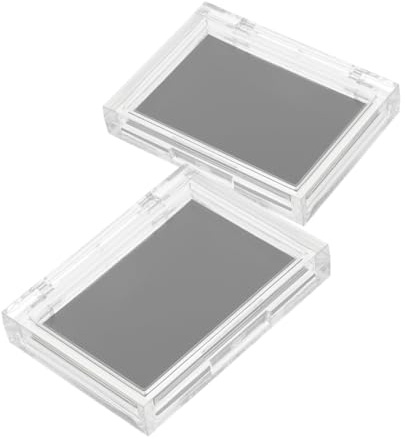 DONFAMDS 2 Stück-pack Magnetische Reise Lidschattenpalette aus As mit Leerer Make Up Aufbewahrung und Organizerfunktion für Lidschatten und Highlighter