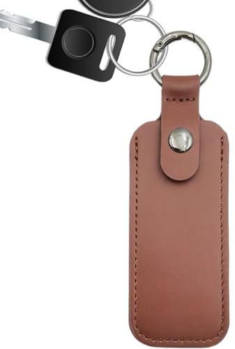 Case for Flash Drive – Synthetic Leather USB Key Ring Organizer – Protective Electronic Holder for Data Backup Home Office School Travel Transport