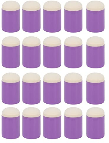 bluebone 20 Stück DIY Fingerschwamm-Dauber, runde Kopfabdeckung, Augenringe, Mini-Schwamm-Dauber-Set