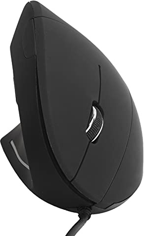 Tomantery Kabelansluten Vertikal Mus för Vänsterhänta, Ergonomisk, 800/1200/1600 DPI för 8/10, Optisk Mus för Vänsterhänta, Plug and Use för Kontor/hem (Vänsterhandskabelmodell)