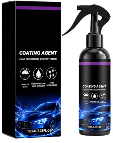 Nano Car Coating Spray - Agente De Recubrimiento De 100 Ml Para Automóvil, Protección De Brillo Duradero | Líquido De Alto Brillo De Efecto Rápido Para Mejorar El Y La Protección De La Superfic
