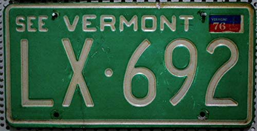 US Nummernschild VERMONT Kennzeichen # USA License Plate # Auto - Schild