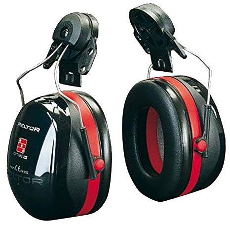 3M Casque H540P3H-413-SV Peltor Optime Iii Att., Noir/rouge
