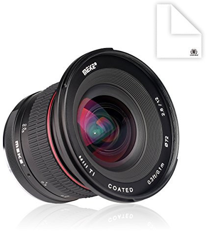 Meike Optics MK - Objetivo Ultra Gran Angular para Montura Sony E-Mount (12 mm, f2.8)