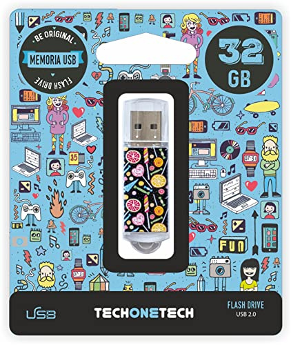 PENDRIVE 32GB TECH ONE TECH Candy Pop, 0