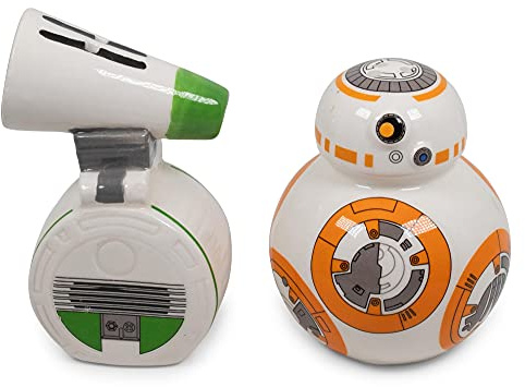 Star Wars BB-8 und D-O Keramik Salz- und Pfefferstreuer | 2er Set