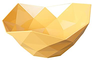 Gofeibao Fruteros De Cocina Alambre de la Cesta de Fruta Cuencos de Fruta para la Cocina Cestas de Frutas para cocinas Cromo tazón de Fruta Yellow,25