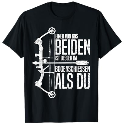 Bogenschießen Geschenk Bogenschütze Pfeil & Bogen T-Shirt