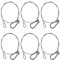 6Pcs Safety Cables,YuCool 20inch/50cm Stainless Steel Stage Light Safety Cables Stainless Steel Rope for DJ Stage Lighting Party Light Moving Head [Energy Class A]