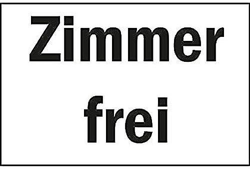 Wildebabsklbt 11 cm 2 Stück Hochwertige Schild Aufkleber-Folie Sticker Decal Zimmer Frei Hotel Pension Hostel Jugendherberge Vermietung S955