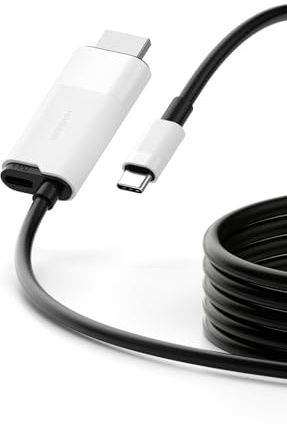 Hagibis Dock per Nintendo Switch OLED, Adattatore USB C a HDMI Con 4K @60Hz, 100W Power Delivery, per Laptop, Tablet, SteamDeck, ROG Ally (Bianco)