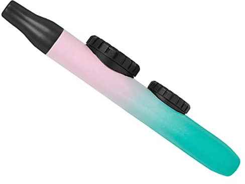 ibasenice Doppelloch-kazoo Tragbares Kazoo-instrument Für Anfänger Und Kleines Musikinstrument Mit Zubehör Langlebig Und Einfach Zu Spielen