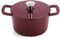 Fissler Moments Collection Rustidera de hierro fundido esmaltado, redonda, diámetro de 20 cm, olla de hierro fundido, función Cocotte AromaStar, inducción, color rojo burdeos