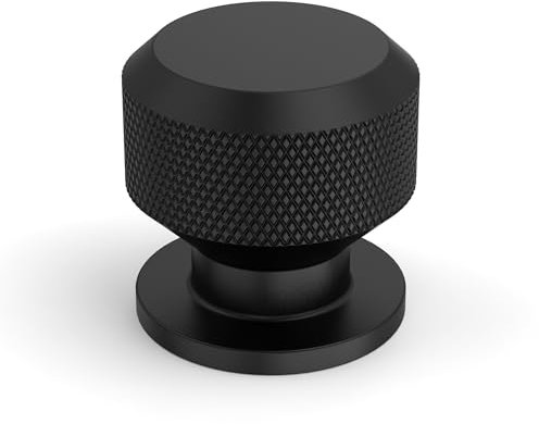 Amerdeco 10 Stück Möbelknöpfe Schrankknöpfe Schwarz Schubladenknöpfe Knauf Für Schrank Türknauf Kommodenknöpfe Schrankknöpfe UK0068