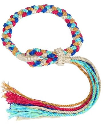 MAGUSHION Tibetan Buddhist Good Luck Rope Woven Bracelets for Women Men Teens, Six Words Tibetan Mantras Amulet Braided Bracelets Adjustable Friendship Gift Handcrafted Rope Woven Wristband.