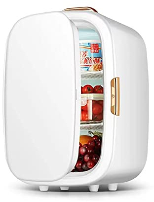 20L Mini Kylskåp För Sovrum Fristående Bordsskiva Kylskåp Matvärmare & Dryck Kylare AC + DC-strömkompatibilitet Elektrisk Reefer För Sovrum, Kosmetika, Mediciner, Hem Och Resor(White,Mirror)