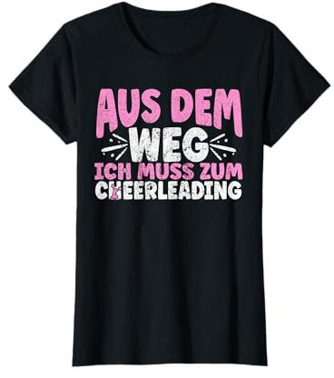 Cheerleading Cheerleader Damen Pompom Cheerleaden Mädchen T-Shirt