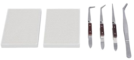 SIXRUN Kit de Soldadura de Joyería Profesional Sanders Bloque de Soldadura de Acero Inoxidable Ideal para Reparaciones a los Amantes de los Amantes de la Artesanía de HomeBody