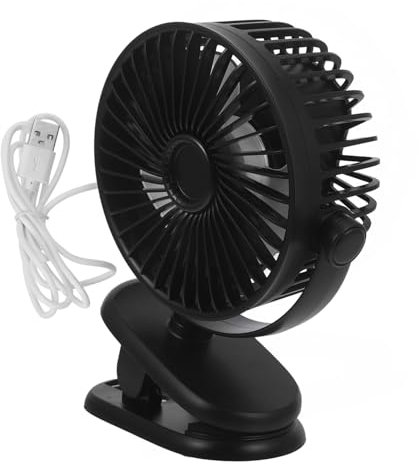 Alipis Elektrischer Rotierender Mit Usb-anschluss Tragbarer Mini Zum Klemmen Am Bett Oder Schreibtisch Für Home Office Und Büroumgebung