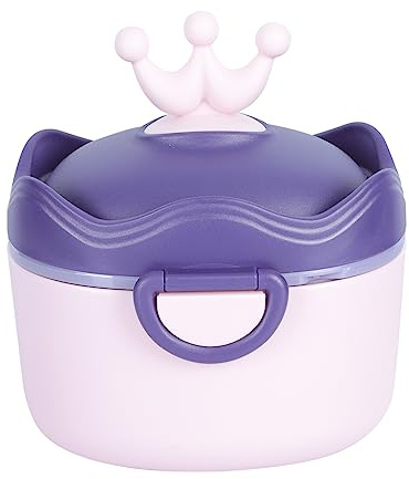 Gatuida 1pc Portable Sealed Milk Powder Dispenser Food Container for Travel Lightweight Durable Material Non Spill Design for Go Feeding